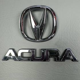 Sl5-2 Acura 1994 -2001 Integra Rear Trunk Lid Emblem Logo Badge Name Plate Set Oem