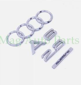 Unkauda69801 Acura 98 99 00 01 Audi A6 2.8 Quattro Trunk Lid Emblem Nameplate Sedan Oem Genuine