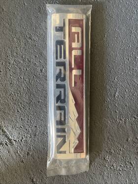 84672516 Aftermarket Products For 2014-2018 All Terrain Emblem 3d Badge Rear Trunk Tailgate -1pc