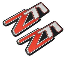 Jk-165 Aimoll Two Pcs Z71 Emblems Aluminum Badge Sticker Rear Liftgate Side Panel Replacement