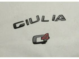 199.al1g19 Alfa-romeo Trunk Giulia Q4 Emblems Badges Logo Decals Fits 2017-2024 17 18 19 20