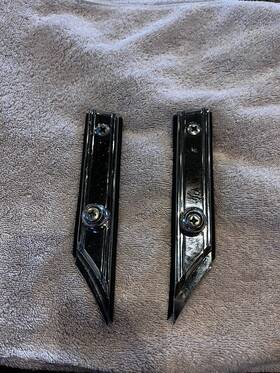60520250 Alfa Romeo Spider Folding Top Chrome Ornament - Both Sides Oem