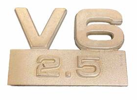 60529819 Alfa Romeo - Milano / 75 2.5 V6 Busso Emblem Original