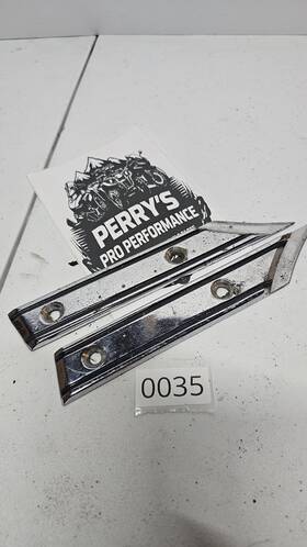 60717878 Alfa Romeo And 79 105 Spider Chrome Trim Plate - Left Right Side Pair