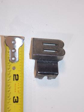 3162747 Amc Vtg 61 62 Rambler Letter Inch B Car Vehicle Grille Emblem Badge