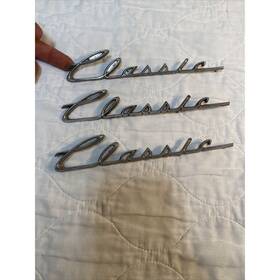 3460389 Amc Vintage Set Of 3 1960s Classic Emblem Script Badge