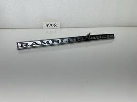 3553636 Amc Vintage Rambler American Emblem Badge Script Logo Nameplate