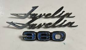 3602450 Amc 1968 1969 Javelin Chrome Script Emblem Original And 360 V8