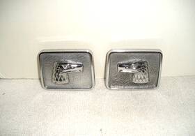 3737691 Amc 3737690 Eagle Emblems Lh Rh Exterior Body Roof Pillar Trim Ornament