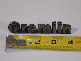 3672128 Amc 71407 Vtg 74 75 76 77 78 Gremlin Rear Panel Car Vehicle Emblem Badge