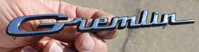 3632056 Amc American Motors Corporation. 4947211 1970 1971 1972 1973 Gremlin Script Emblem Name Plate Oem