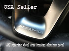 Amgsw02-08-14 Unbranded Steering Wheel Aluminum Decal Sticker Badge For