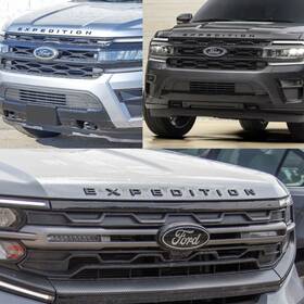 Amp-83682-03 Amp Stealth Matte Black Hood Letters Emblem Fits Oem 22 23 24 Expedition Max Limited