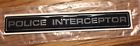 Amp Brand New Police Interceptor Emblem Polyurethane Resin Ford Explorer