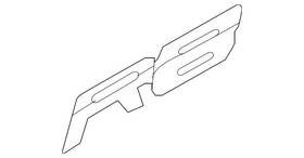 420-853-741-a-2zz Audi Genuine Nameplate