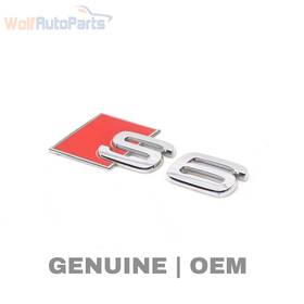 4b0853735 Audi 95 02-04 07-11 13-18 20-24 S6 C7 - Trunk Emblem / Badge