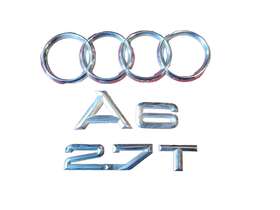 4b0853743r Audi 1998-2004 A6 2.7 T Quattro - Trunk Emblem / Badge Nameplate Genuine