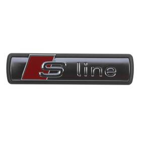 4f0-853-736-a-2zz Audi Genuine 05-08 A3 A6 S6 Frnt Grille S Line Emblem Ornament