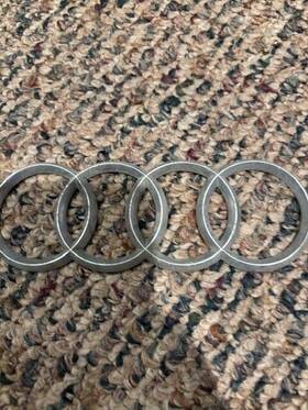 4h0103940 Audi See List A1 A3 A4 A5 A8 Q3 Q7 A7 Tt Mk2 Engine Cover Emblem Logo