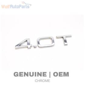 4h0853743g Audi 2013-2018 S8 4.0l - Trunk Emblem / Badge 4.0t