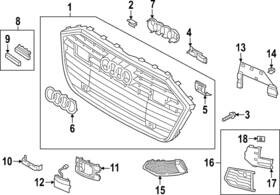 4k0-853-736-9b9 Audi Genuine Bracket