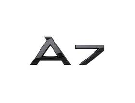 4k8-071-803 Audi Genuine Black A7 Emblem - Rear