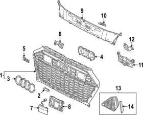 4k8-853-736-c-t94 Audi Genuine Nameplate