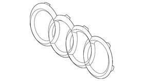 4k8-853-736-e-t94 Audi Genuine Grille Emblem