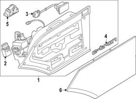 4ke-853-601-3q7 Audi Genuine Emblem