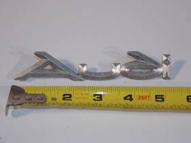 823853687 Audi Vtg 1970s 80 B1 B2 Car Vehicle Emblem Badge Nameplate Script