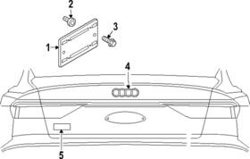 85e-853-742-a-716 Audi Genuine Emblem