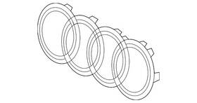 89a-853-605-2zz Audi Genuine Emblem
