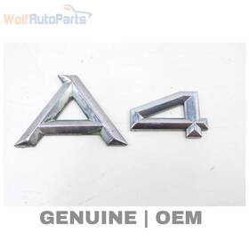 8d5853741 Audi 1999-2001 A4 - Trunk Emblem / Badge Inch