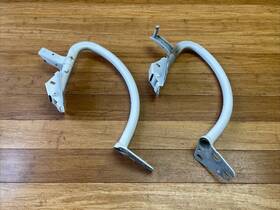 8k582791901s Audi 2013 - 2016 A4 2.0 Left And Right Rear Trunk Hinges Set Of 2 White Oem