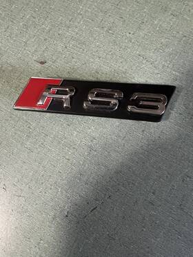 8p0853736c Audi Genuine Rs3 11-13 Front Badge Grill Emblem Chrome 2zz