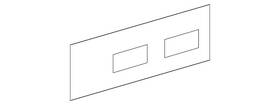 8x0-419-685 Audi Genuine Steering Wheel Emblem