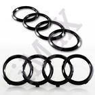 Audi Glossy Black Grill Front Rear Tt Badge Emblem