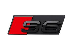 4k0-071-805 Audi Oem Accessories Genuine Black S6 Emblem - Front