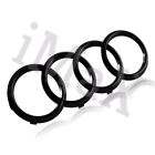 Audi Rings Black Grill Front Hood Tt Badge Emblem