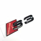 Audi8v-s3emb-blk Unbranded Audi Blackout Emblem