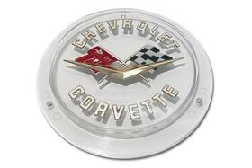 0722 Auto Accessories Of America 58-62 Corvette Gold Emblem New 58-60 Front Rear