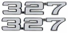W-355 Auto Metal Direct Fender Emblem Inch 327