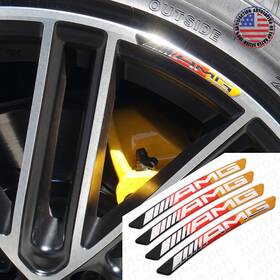 Auto Tattoo 213 401 10 00 64 7x45 4x Mercedes Amg Edition Sport Wheels Badge 3d Sticker Logo Emblem Decoration Ger