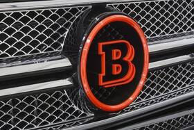 845608 Autobling4u 1x For Brabus Grille B Emblem 1985-2014 Mercedes Benz W463 G63 G65 G500 G550