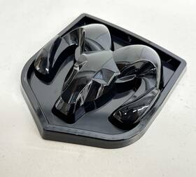 20062018 Autogem 850037192427 Ram Truck Tailgate Emblem Black Finish Durable Plastic E