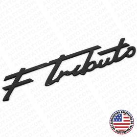 670175091 Autotattoo Maserati Ghibli Levante Grecale Side Fender F Tributo Emblem Badge Gloss Black