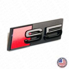 8t0853736t94 Autotattoo Audi S5 Front Grille Bumper Radiator Lettering Emblem Badge Logo Sport Black