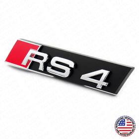 8w0853736c2zz Autotattoo Audi Rs4 Front Grille Bumper Radiator Lettering Emblem Badge Logo Sport Chrome