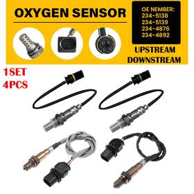 234-4892 Auxito 234-5138 4-40x Upstream Downstream Oxygen O2 Sensors For Bmw 128i 328i 335i X3 Z4 3.0l Ec