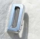 Bac-16606-d Oem Ford Vintage Rancharo Chrome Letter Emblem